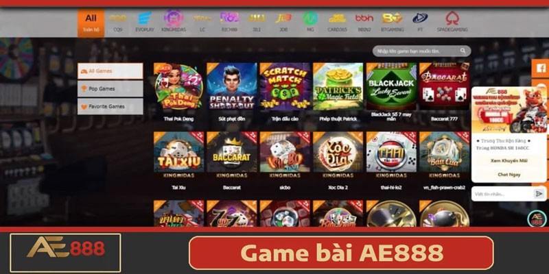 Tại sao bạn nên tham gia game bài AE888 trực tuyến